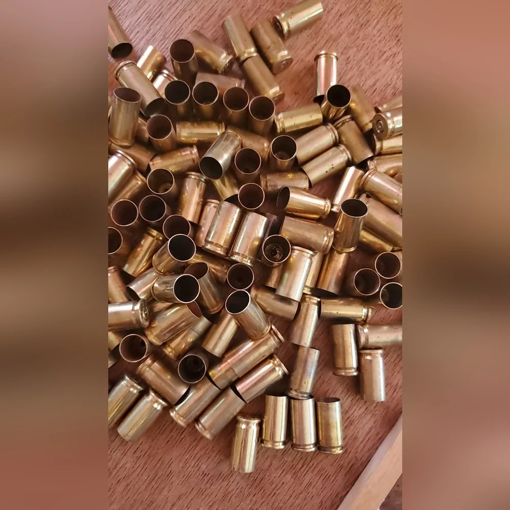 ARTS & CRAFTS Supplies empty 9mm brass ammo cases Jewelry Making